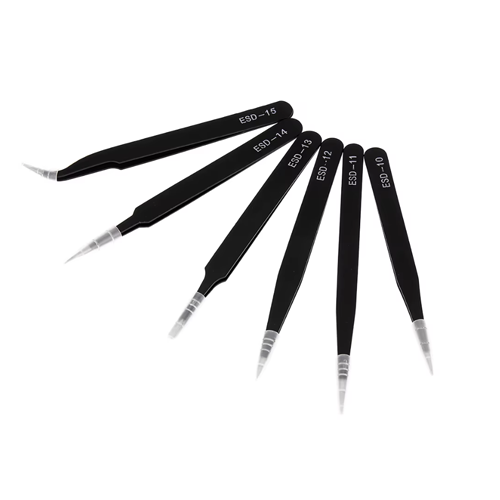 Anti-Static Precision Tweezer Set